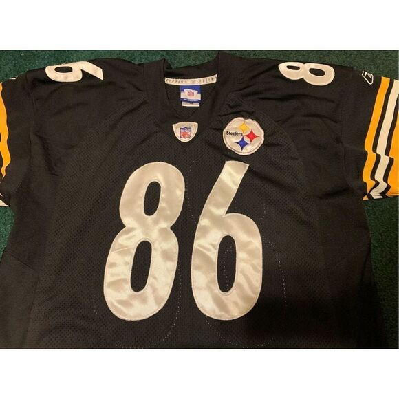 90's Vtg Reebok Pittsburgh Steelers Hines Ward SEWN NFL Football Jersey Sz 48 - Picture 3 of 8